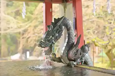 北口本宮冨士浅間神社の手水舎