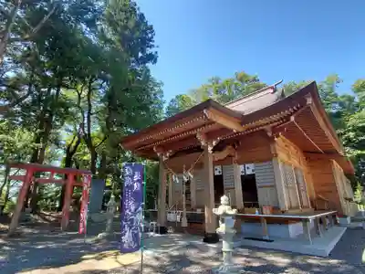 阿久津「田村神社」(郡山市阿久津町)旧社名:伊豆箱根三嶋三社の本殿・本堂
