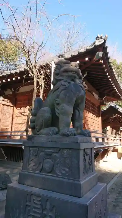 牛嶋神社の狛犬