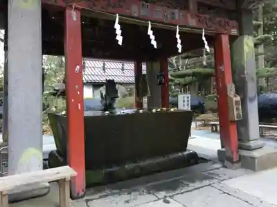 北口本宮冨士浅間神社の手水舎
