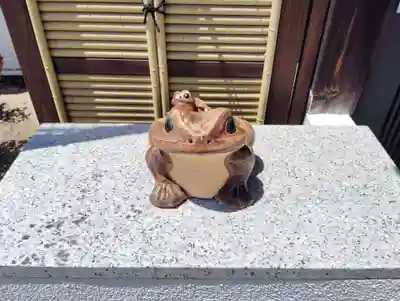 綱敷天満宮の像