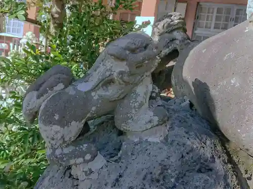 寒田神社の狛犬