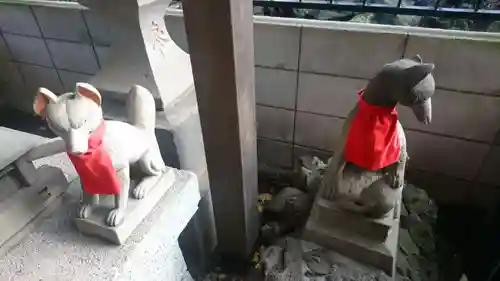 鳩森八幡神社の狛犬