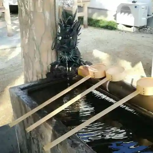 高靇神社の手水舎