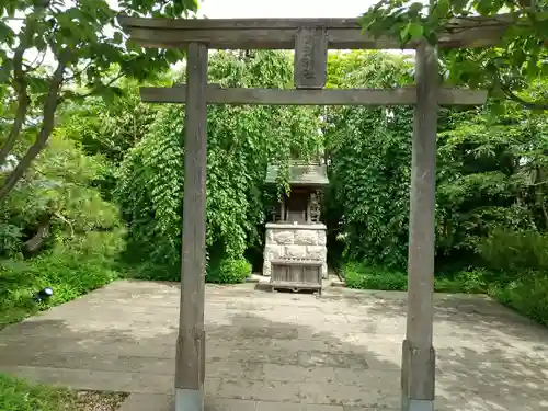 鉄道神社の鳥居