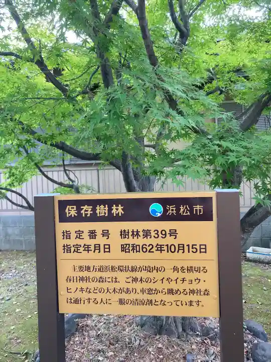 春日神社の自然