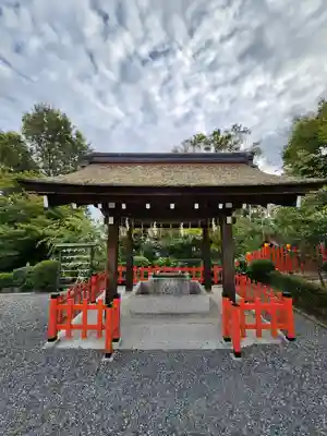 建勲神社の手水舎