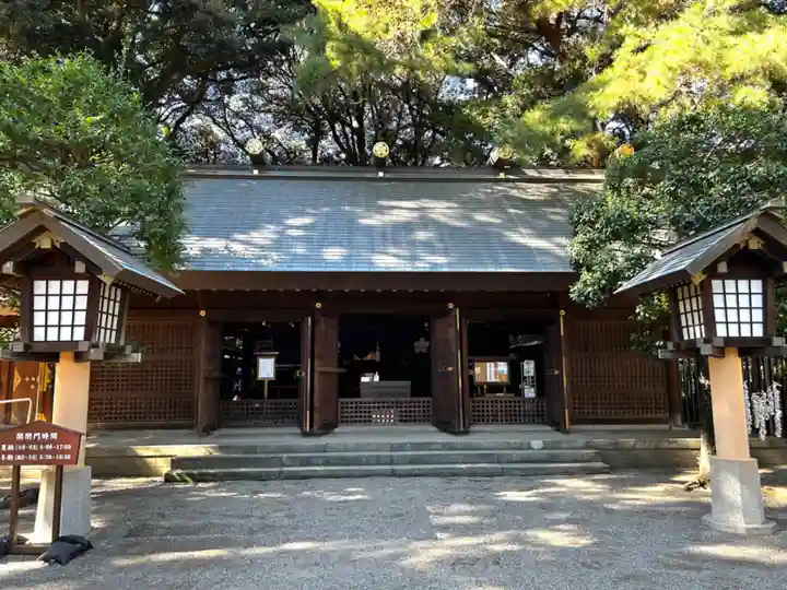 埼玉縣護國神社の本殿・本堂