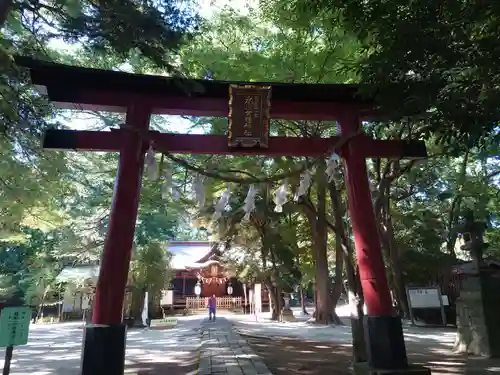 氷川女體神社の鳥居