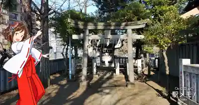 細田神社の鳥居
