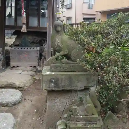 上平井天祖神社の狛犬