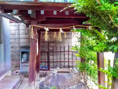 神明社（沢上神明社）の手水舎