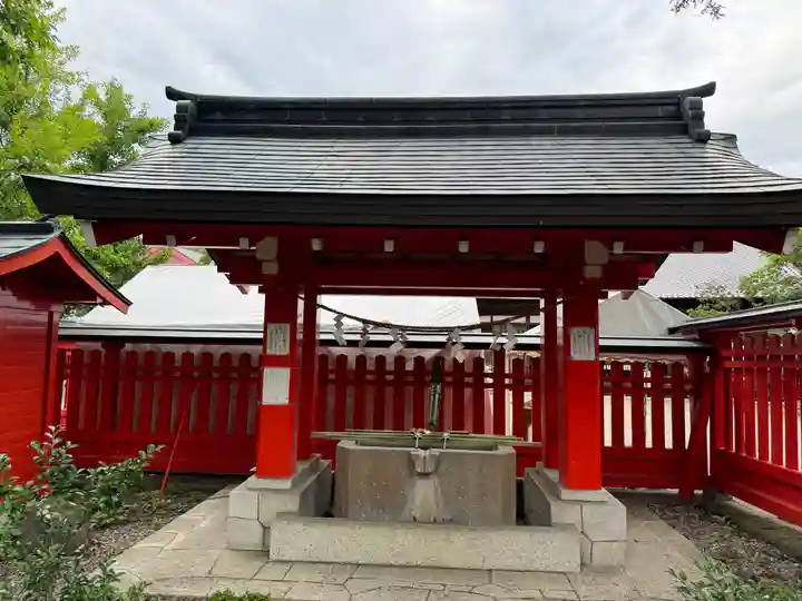 生島足島神社の手水舎
