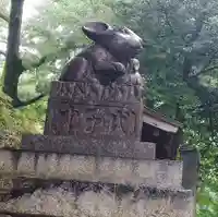 調神社の狛犬