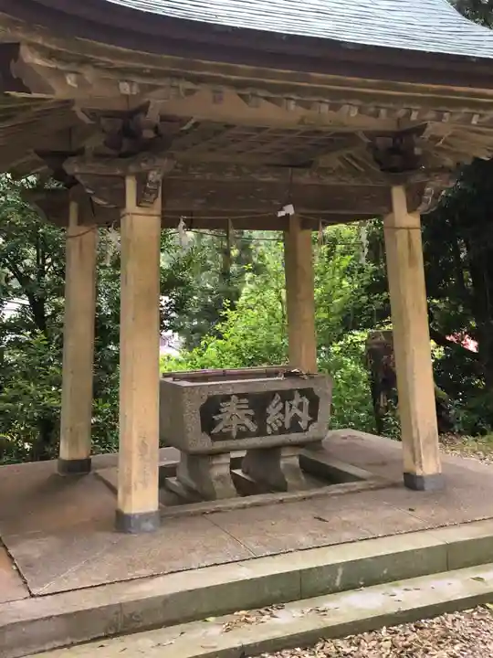佐々牟志神社の手水舎