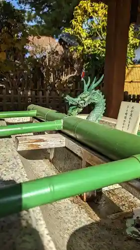 中野沼袋氷川神社の手水