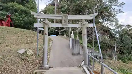 宮谷八幡神社の鳥居