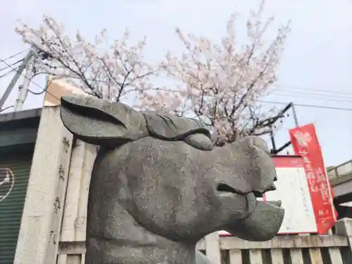 亀有香取神社の狛犬