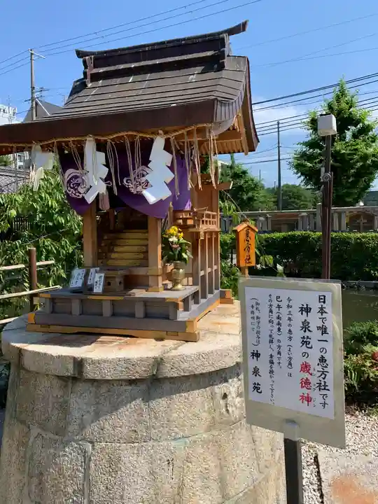 神泉苑の末社・摂社