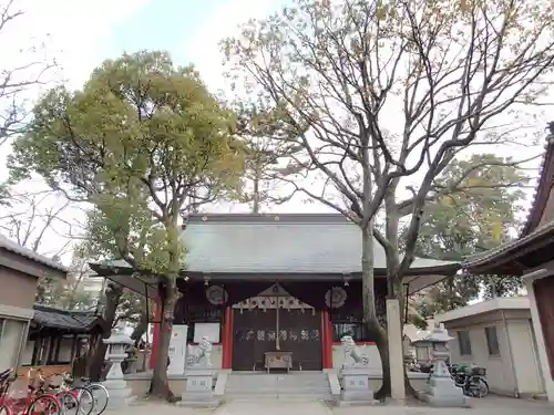 弓削神社の本殿