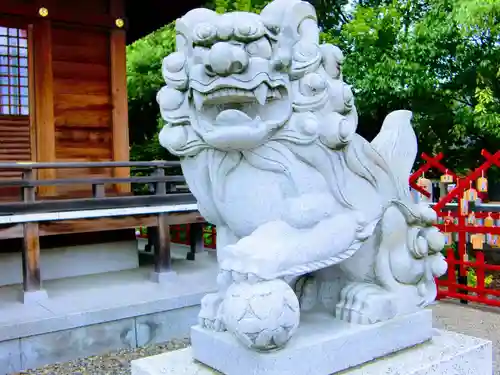 朝日氷川神社の狛犬