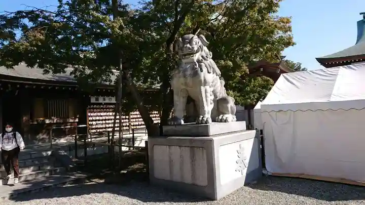 寒川神社の狛犬