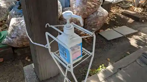 西新町天満社の感染症対策