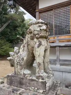 伊川谷惣社の狛犬