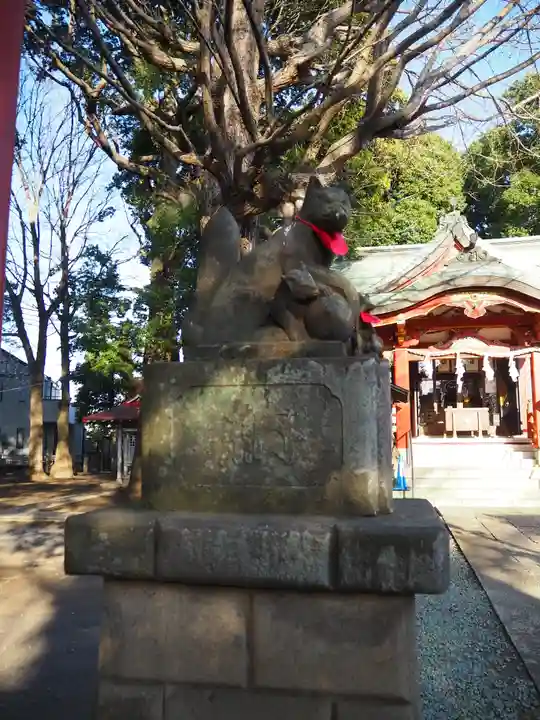 永福稲荷神社の狛犬