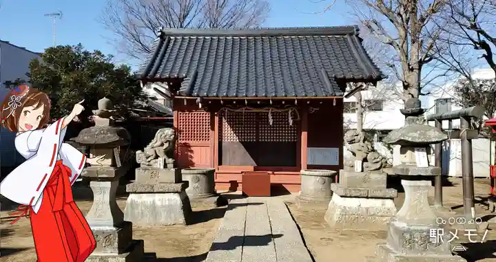 十二社神社の本殿・本堂