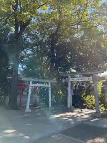 多摩川浅間神社の鳥居