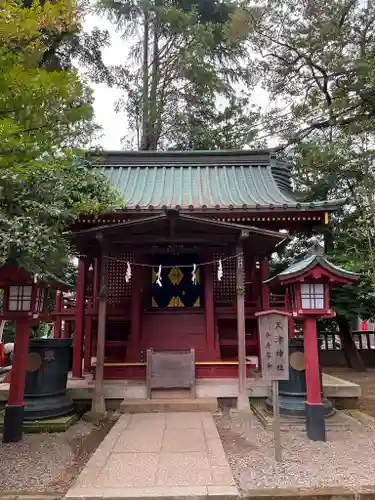 武蔵一宮氷川神社の末社・摂社