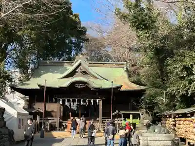 谷保天満宮の本殿・本堂