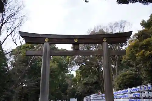 明治神宮の鳥居