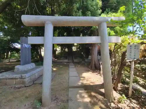 文蔵神明社の鳥居