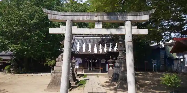 佐間天神社の鳥居