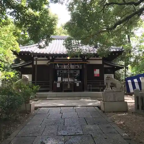 安居神社の本殿