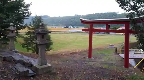 朗根内神社の鳥居