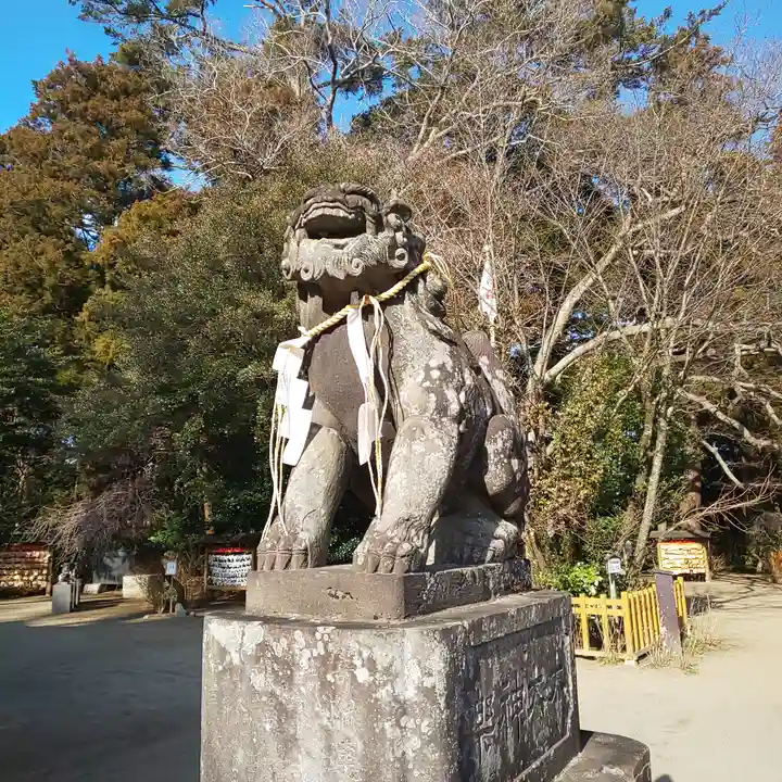 水戸八幡宮の狛犬