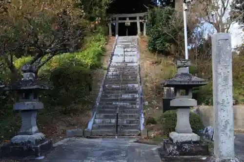 油井神社の鳥居