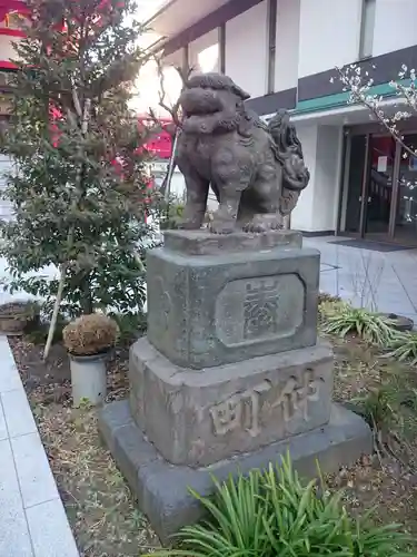 成子天神社の狛犬