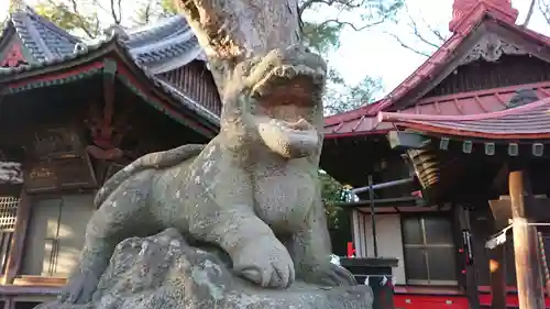 片貝神社の狛犬