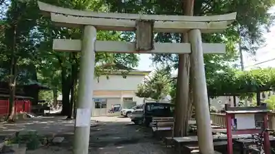 谷保天満宮の鳥居