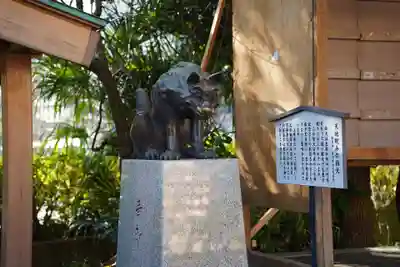 稲毛神社の狛犬