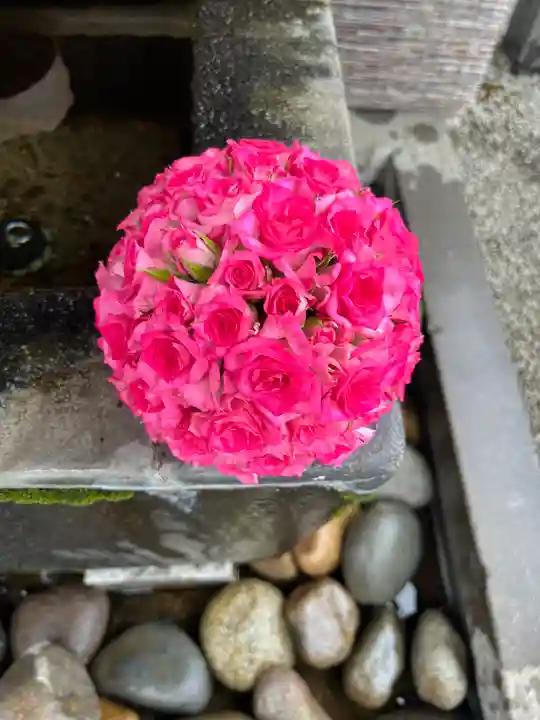 上尾御嶽神社の手水舎