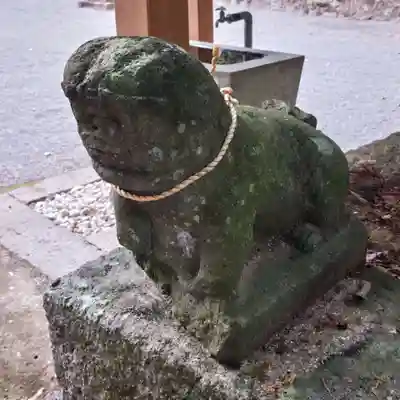 有明温泉神社の狛犬