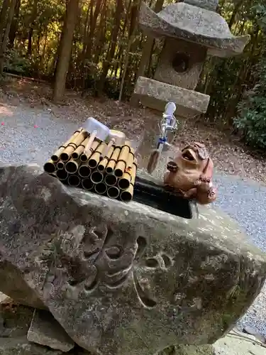 吉部田八幡宮の手水舎
