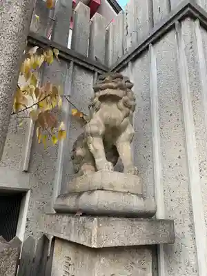綱敷天神社御旅社の狛犬