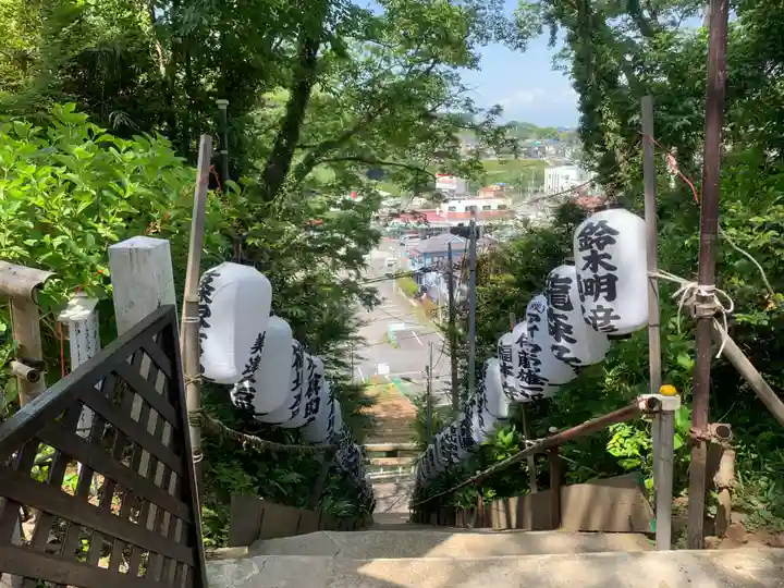思金神社の景色