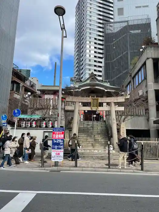 綱敷天神社御旅社の鳥居